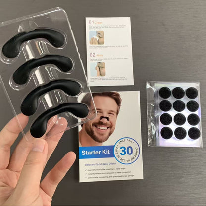 Anti-Snoring Nasal Patch with Magnetic Adhesion